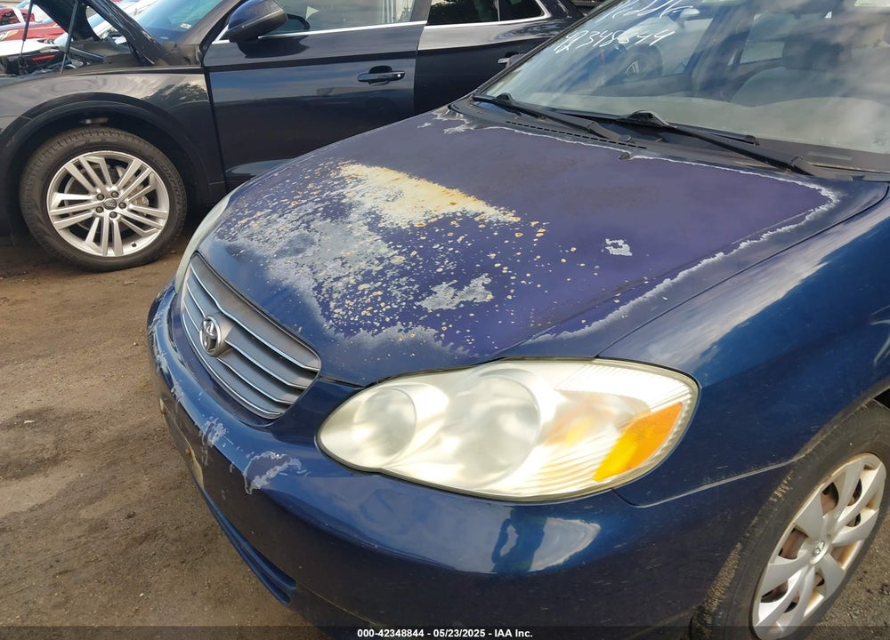 2003 TOYOTA COROLLA VIN: 2T1BR32E73C004940