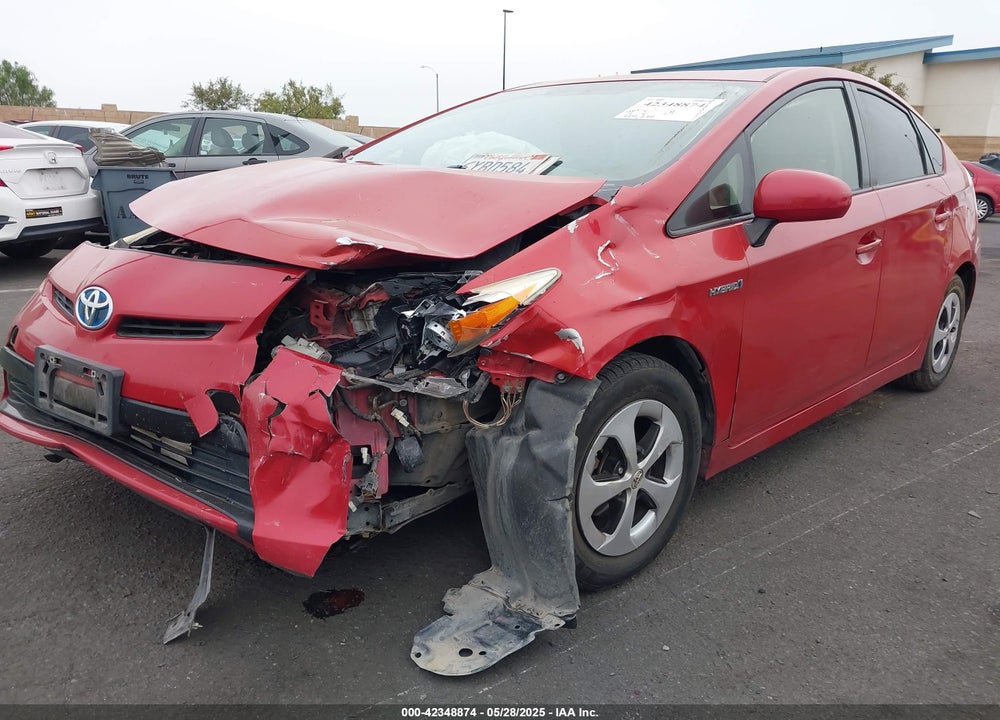 2013 TOYOTA PRIUS VIN: JTDKN3DU5D1647860