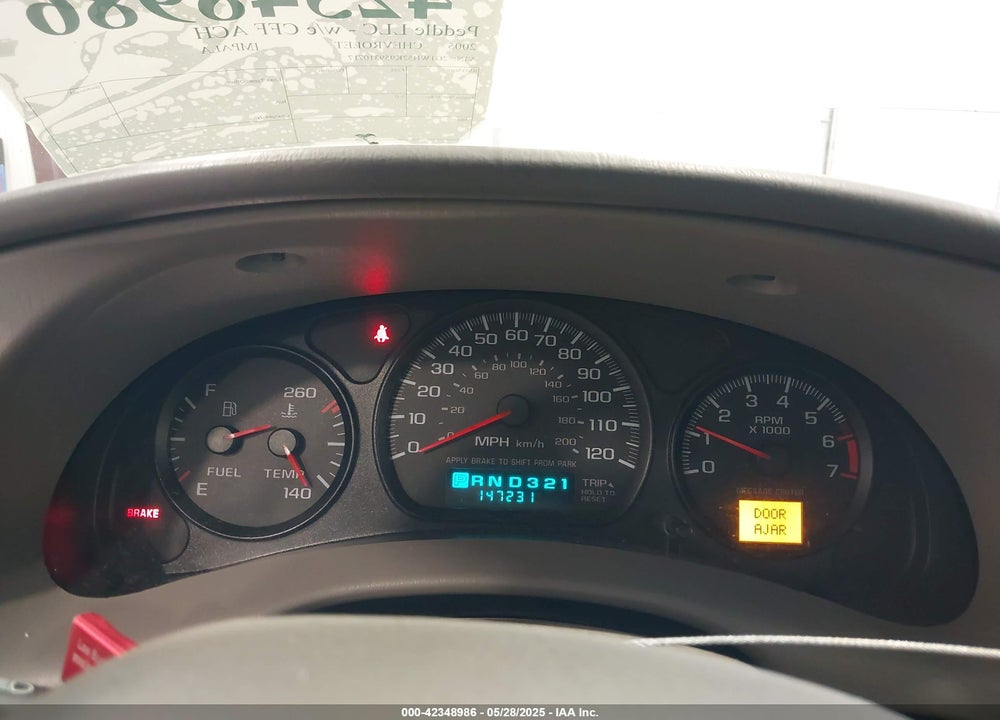 2005 CHEVROLET IMPALA LS VIN: 2G1WH52K959310717