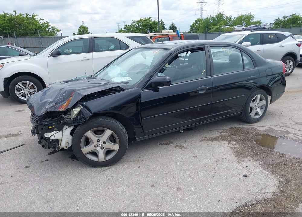 2004 HONDA CIVIC EX VIN: 2HGES26744H588617