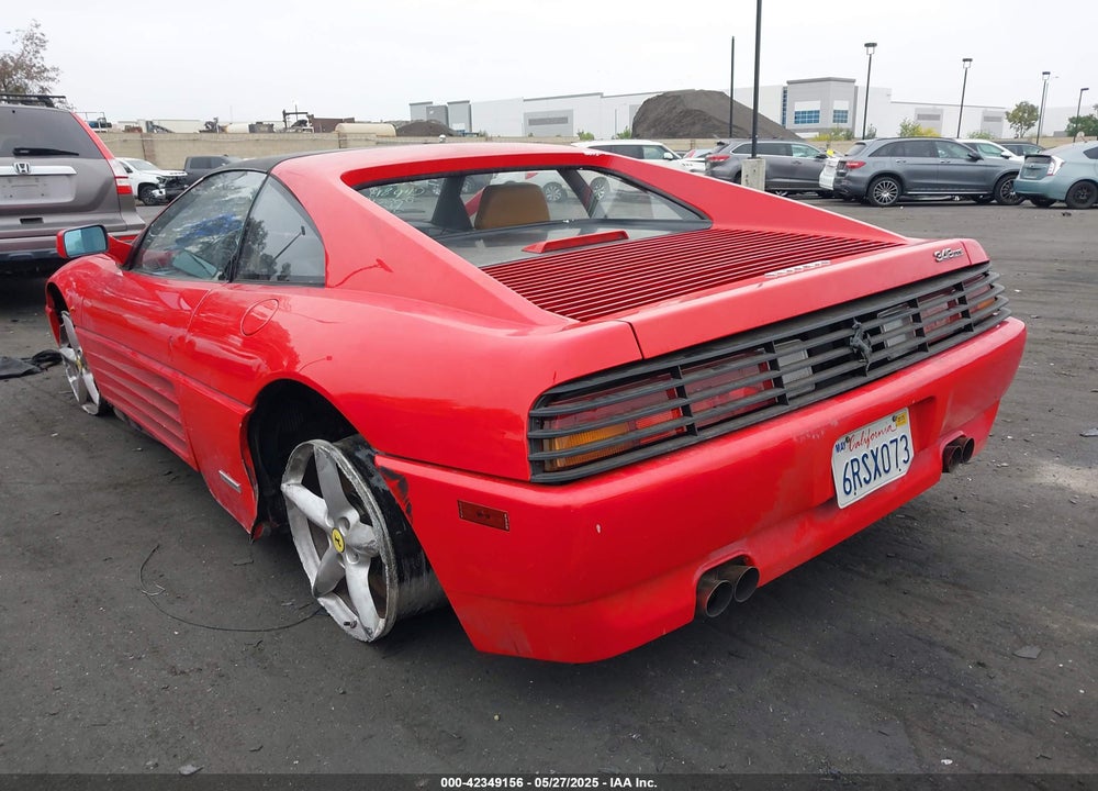 1992 FERRARI 348 TS VIN: ZFFKA36T0L0087779