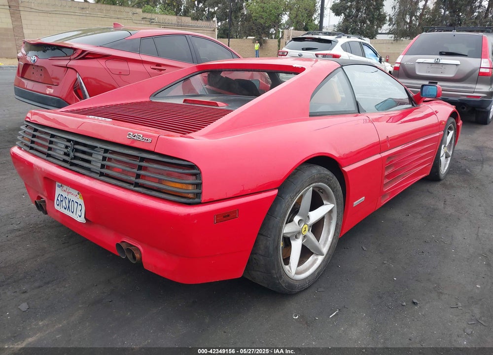1992 FERRARI 348 TS VIN: ZFFKA36T0L0087779