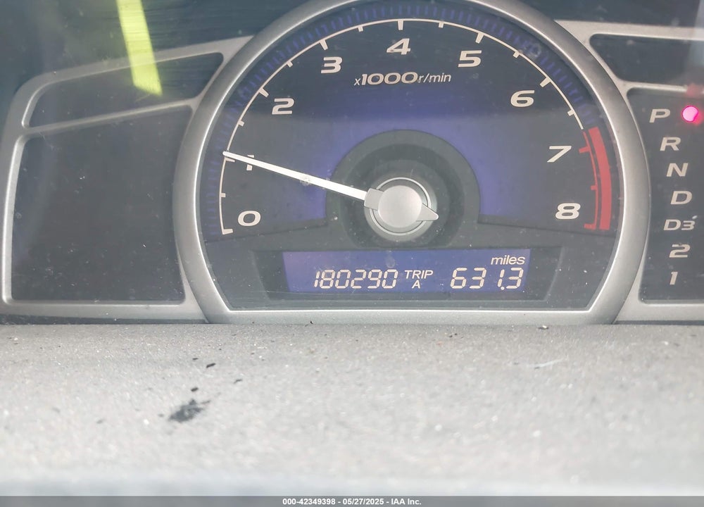 2009 HONDA CIVIC VIN: 2HGFA16539H365654