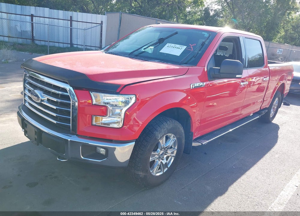 2016 FORD F-150 XLT VIN: 1FTFW1EF2GKF68647