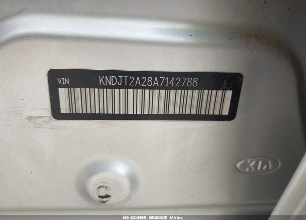 2010 KIA SOUL VIN: KNDJT2A28A7142788