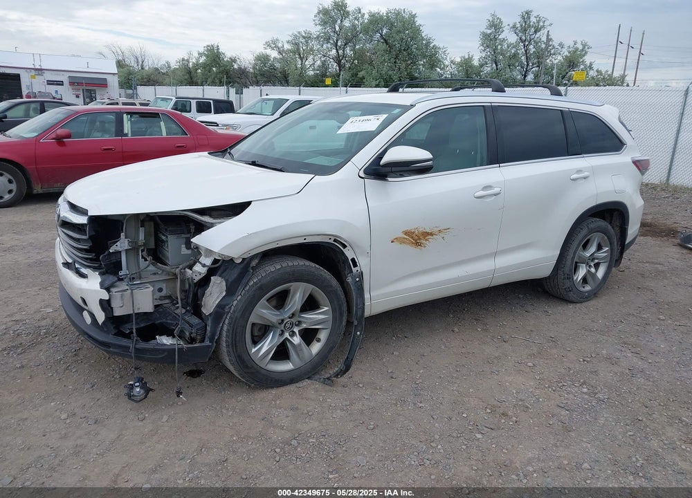 2016 TOYOTA HIGHLANDER VIN: 5TDDKRFH1GS278653