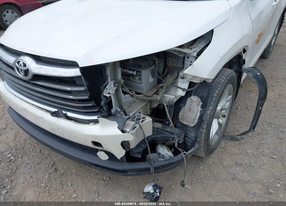 2016 TOYOTA HIGHLANDER VIN: 5TDDKRFH1GS278653