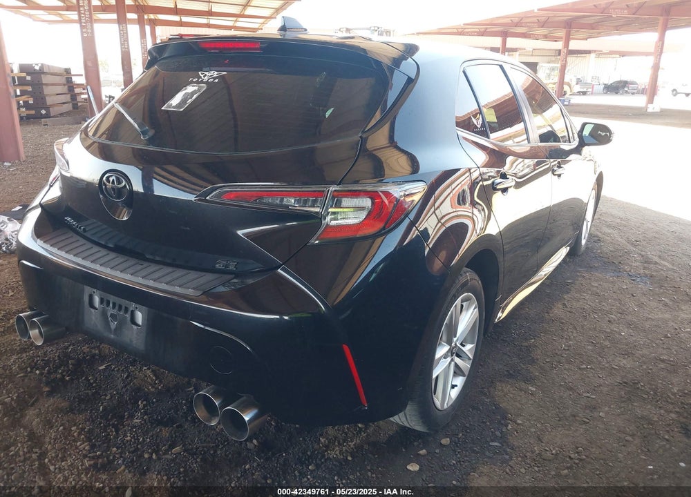2019 TOYOTA COROLLA SE VIN: JTNK4RBE2K3060434