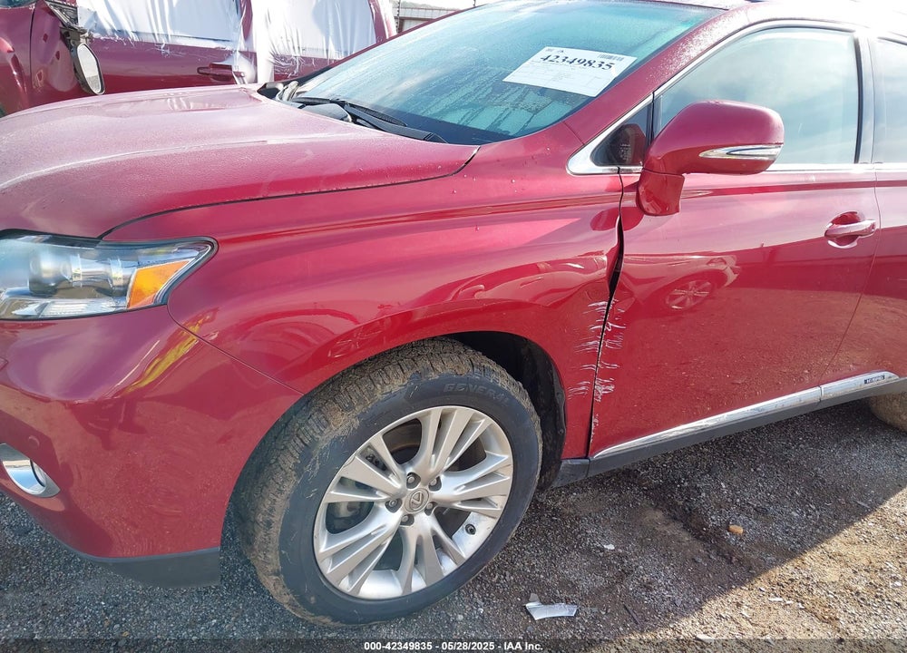 2010 LEXUS RX 450H VIN: JTJBC1BA2A2403489