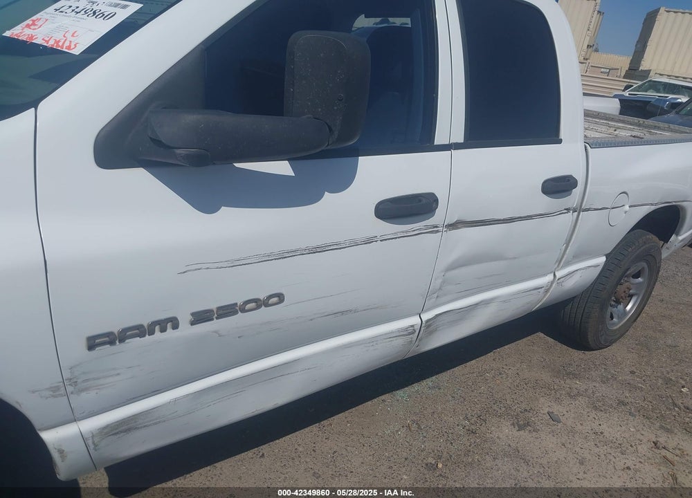 2004 DODGE RAM 2500 VIN: 3D7KA28CX4G272448