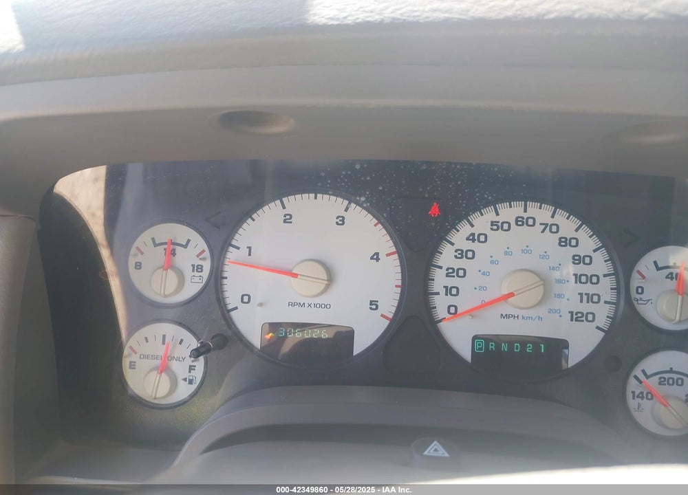 2004 DODGE RAM 2500 VIN: 3D7KA28CX4G272448