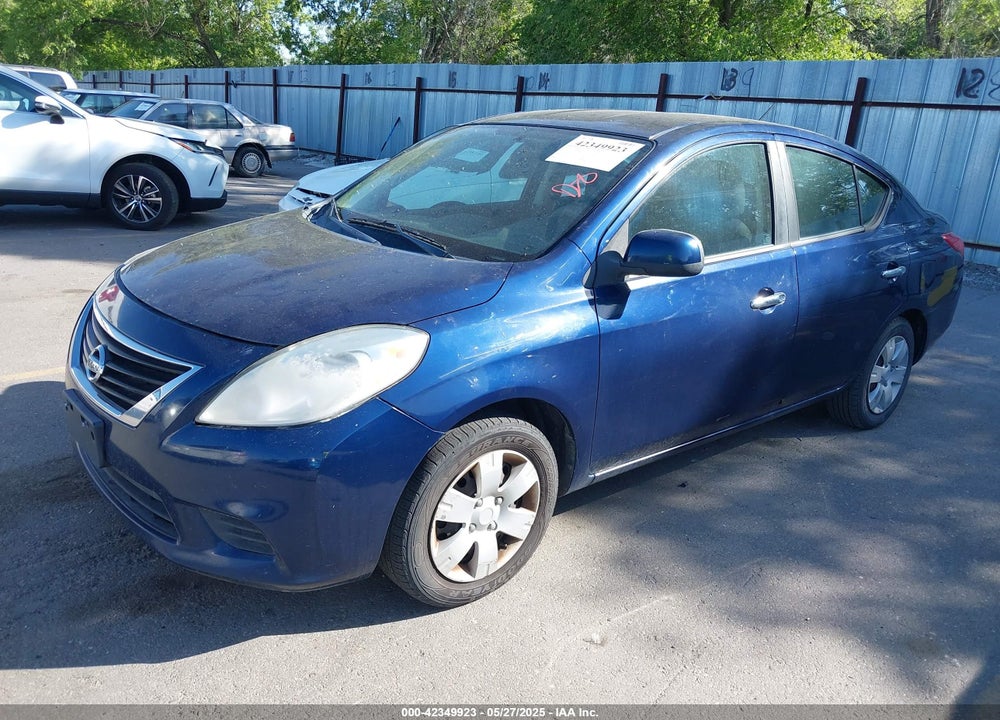 2012 NISSAN VERSA VIN: 3N1CN7AP0CL822889