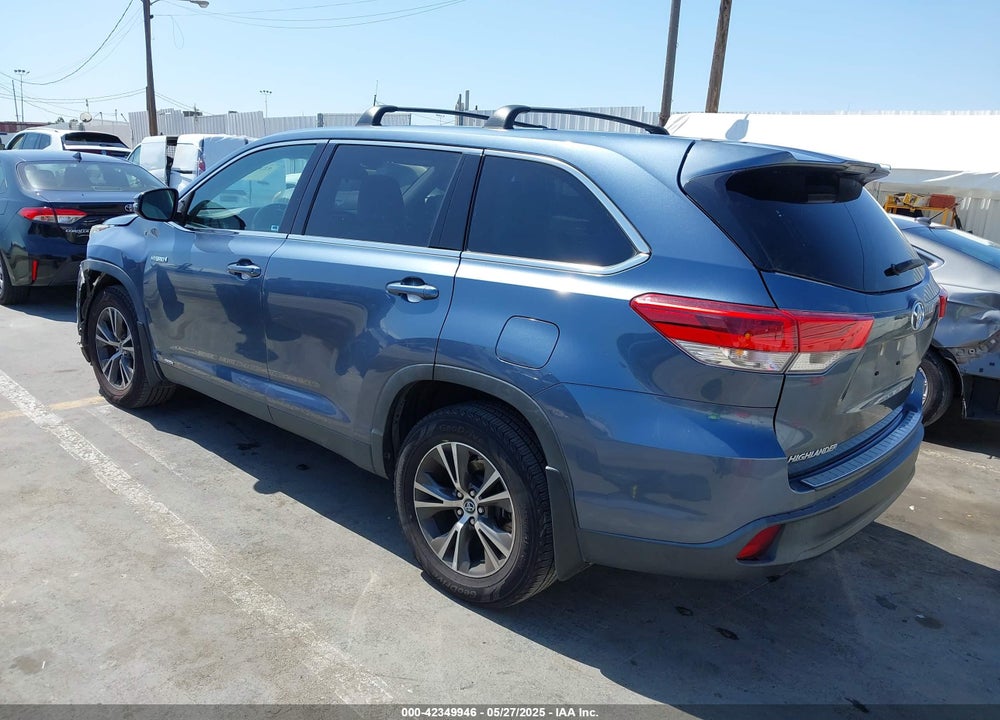 2019 TOYOTA HIGHLANDER HYBRID VIN: 5TDBGRFHXKS074774