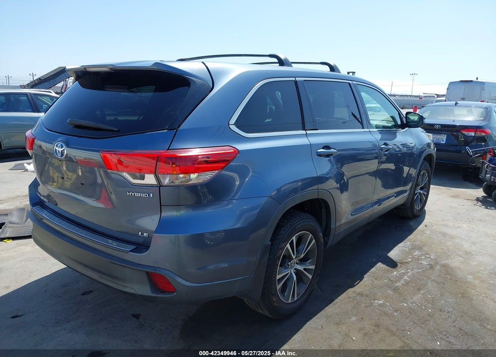 2019 TOYOTA HIGHLANDER HYBRID VIN: 5TDBGRFHXKS074774