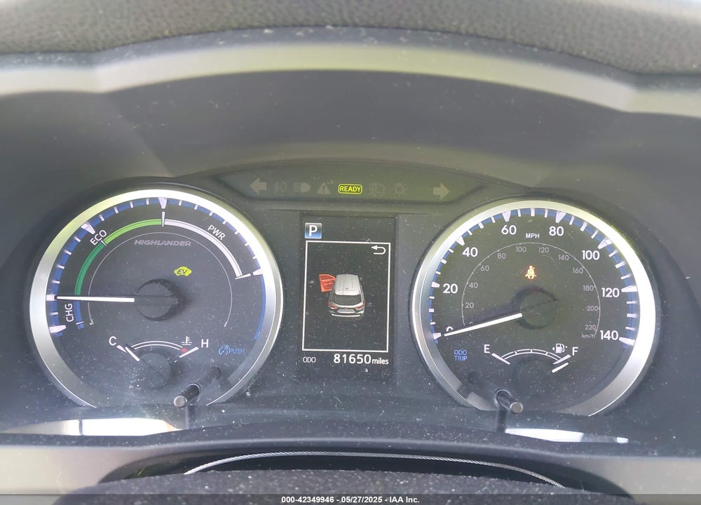 2019 TOYOTA HIGHLANDER HYBRID VIN: 5TDBGRFHXKS074774