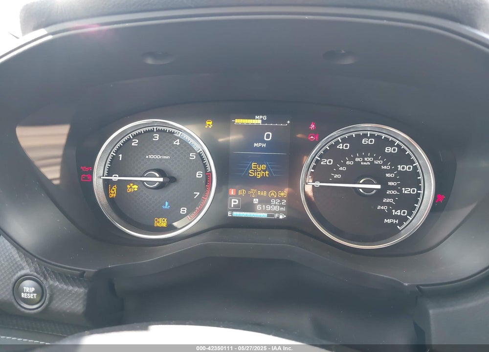 2022 SUBARU FORESTER TOURING VIN: JF2SKARC9NH445126