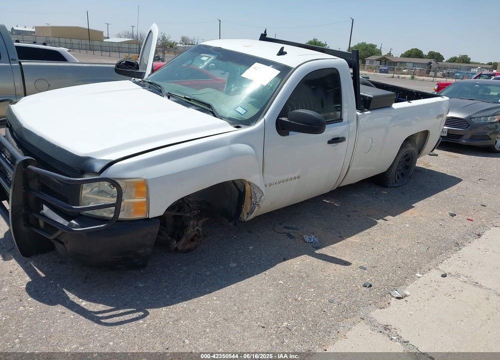 2007 CHEVROLET SILVERADO 1500 WORK TRUCK VIN: 1GCEK14C47Z626649