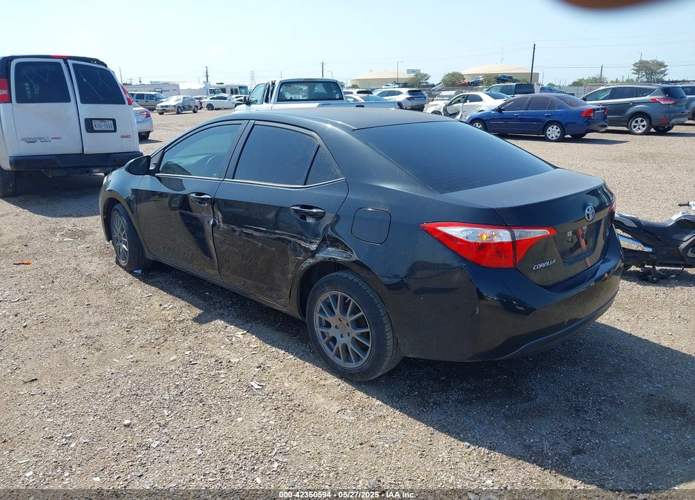 2016 TOYOTA COROLLA LE VIN: 5YFBURHE3GP508397