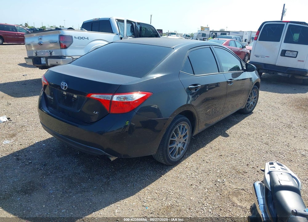 2016 TOYOTA COROLLA LE VIN: 5YFBURHE3GP508397