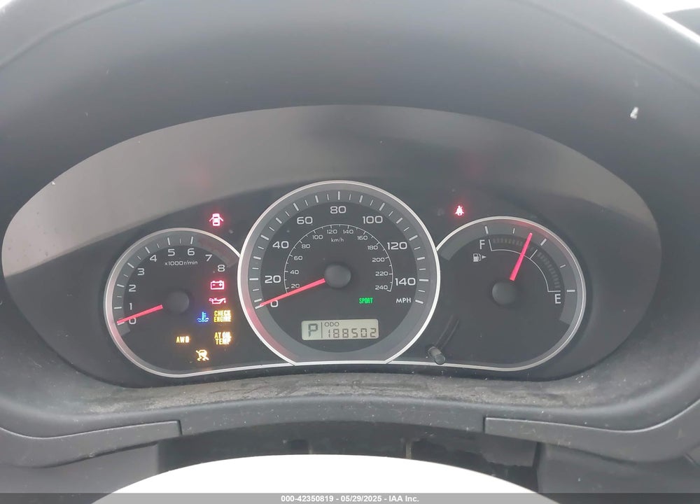 2008 SUBARU IMPREZA VIN: JF1GE61678H519958