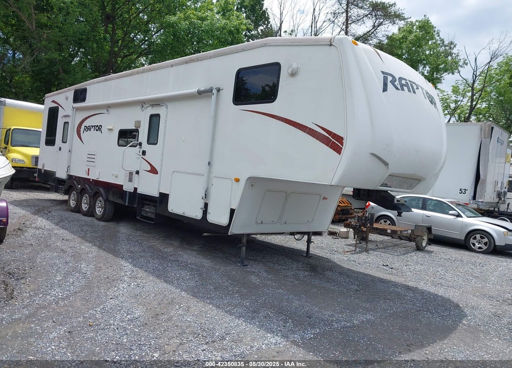 2008 KEYSTONE RAPTOR VIN: 4YDF361388R801373