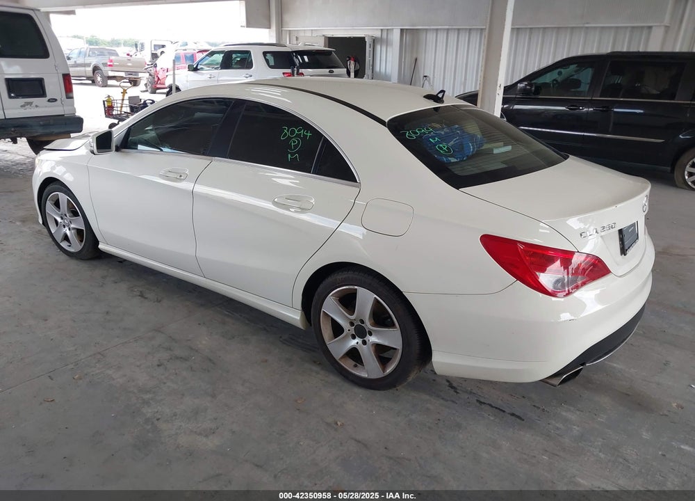 2016 MERCEDES-BENZ CLA 250 VIN: WDDSJ4EB3GN299185