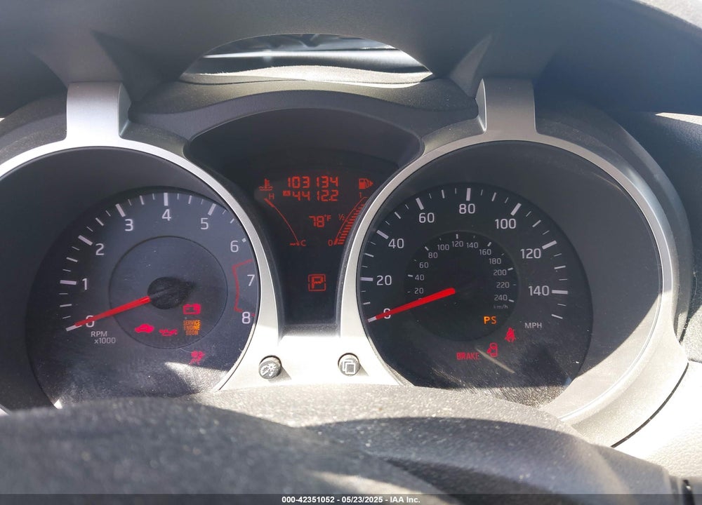 2012 NISSAN JUKE S VIN: JN8AF5MR8CT116871