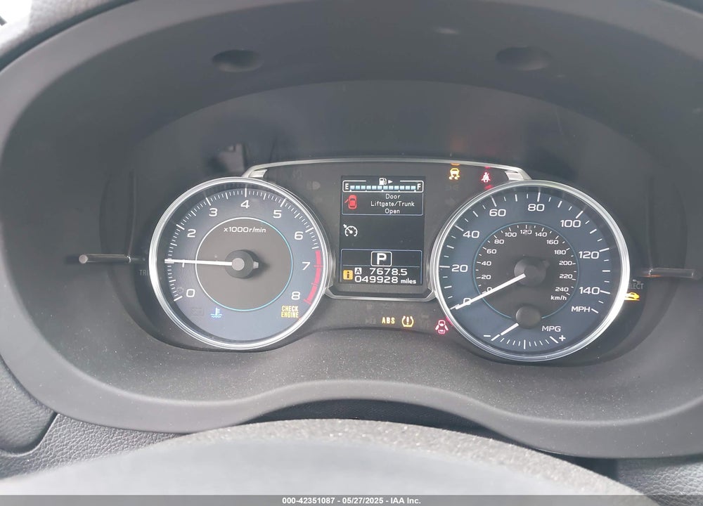 2016 SUBARU IMPREZA VIN: JF1GPAK65G8222911