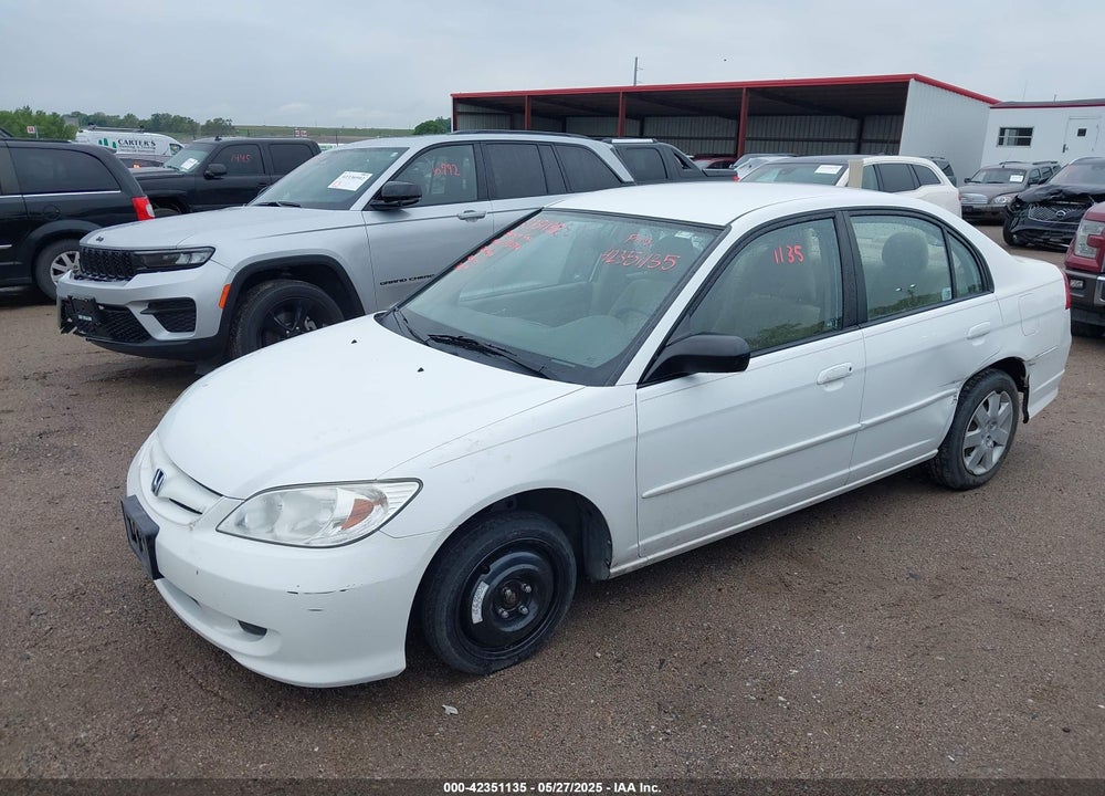 2004 HONDA CIVIC LX VIN: 2HGES16544H609152