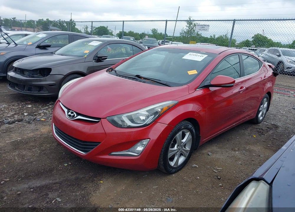 2016 HYUNDAI ELANTRA VIN: KMHDH4AE0GU479658