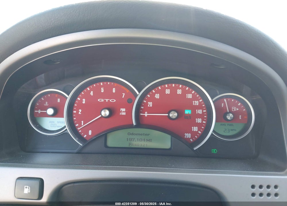 2004 PONTIAC GTO VIN: 6G2VX12G44L256784