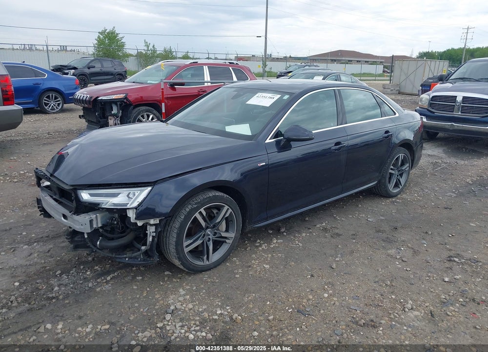 2018 AUDI A4 VIN: WAUENAF43JA166531