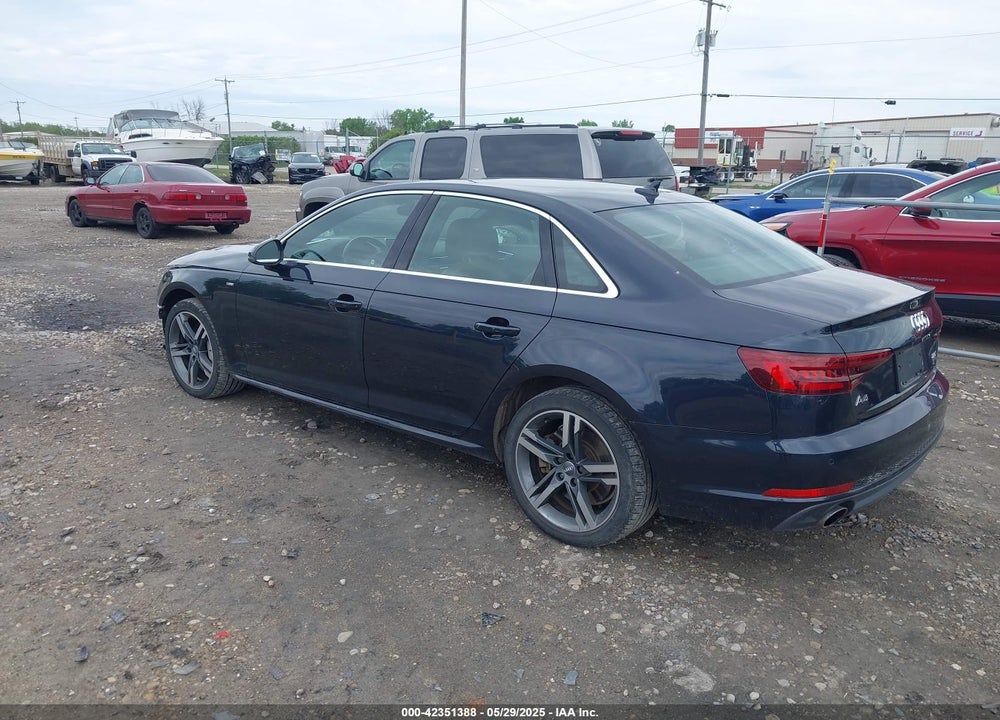 2018 AUDI A4 VIN: WAUENAF43JA166531