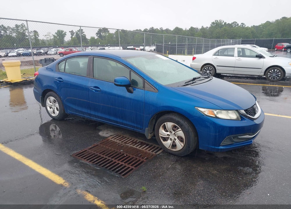2013 HONDA CIVIC LX VIN: 2HGFB2F53DH587204