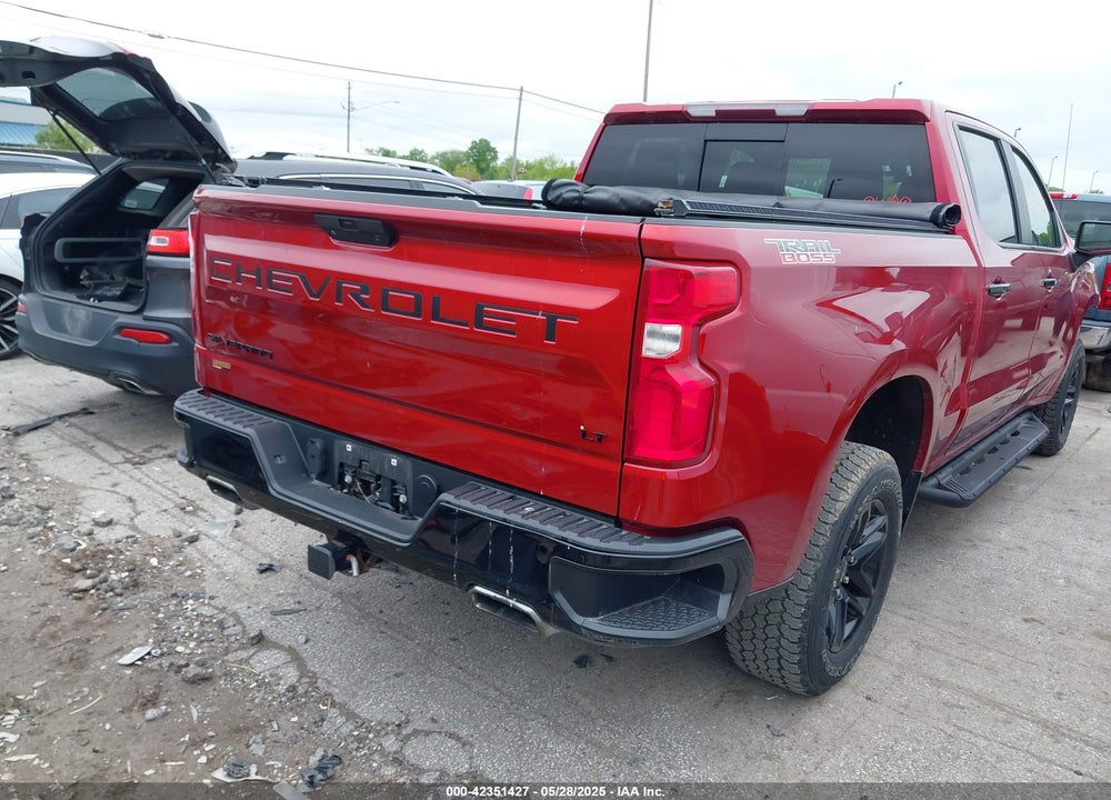 2021 CHEVROLET SILVERADO 1500 4WD SHORT BED LT TRAIL BOSS VIN: 1GCPYFEL7MZ168474