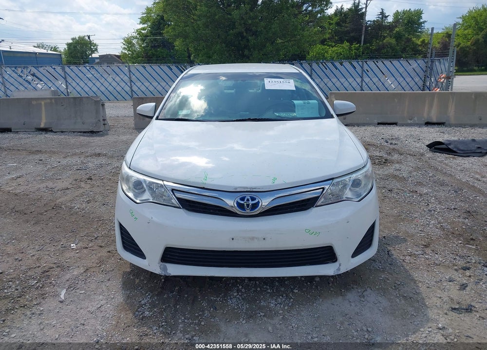 2014 TOYOTA CAMRY HYBRID LE VIN: 4T1BD1FKXEU136790
