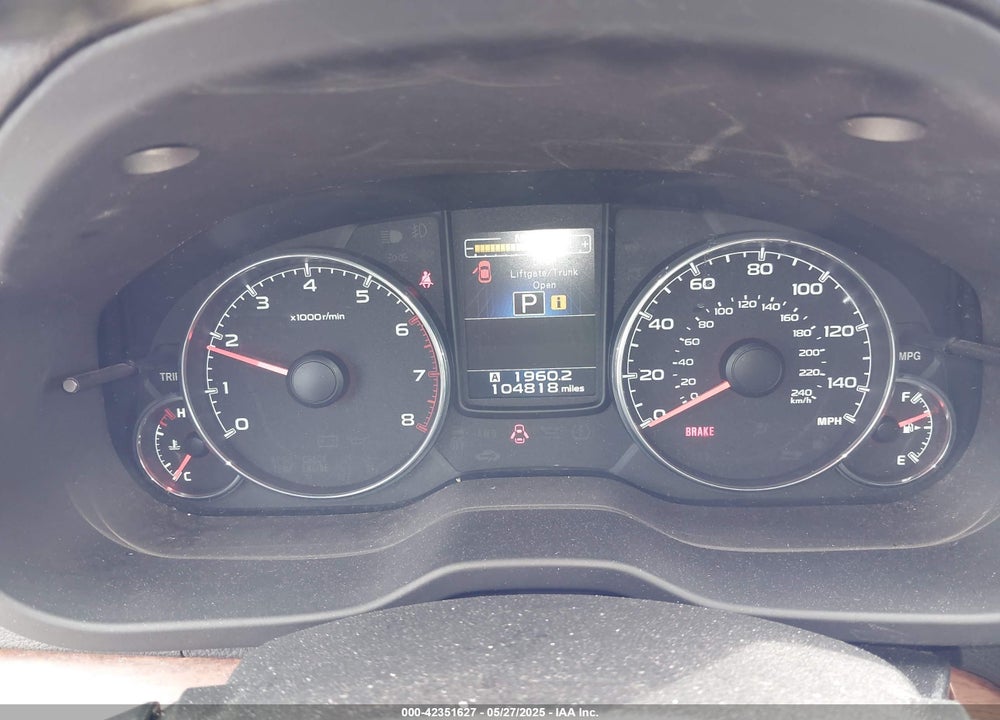 2014 SUBARU OUTBACK VIN: 4S4BRBLC0E3241011