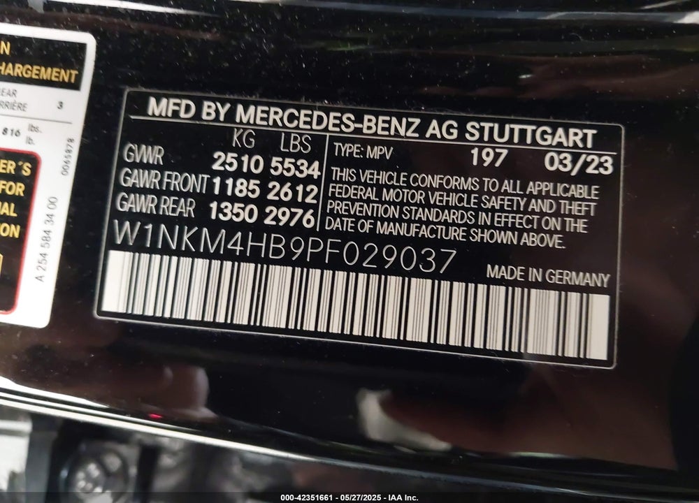 2023 MERCEDES-BENZ GLC 300 4MATIC SUV VIN: W1NKM4HB9PF029037