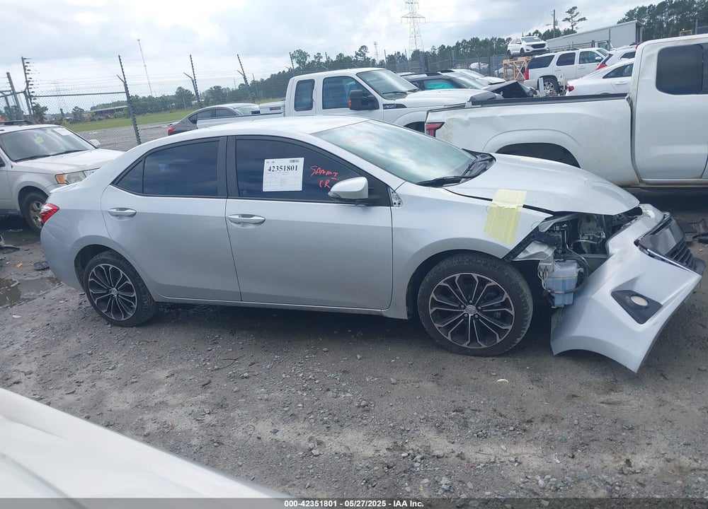 2016 TOYOTA COROLLA VIN: 5YFBURHE3GP561455