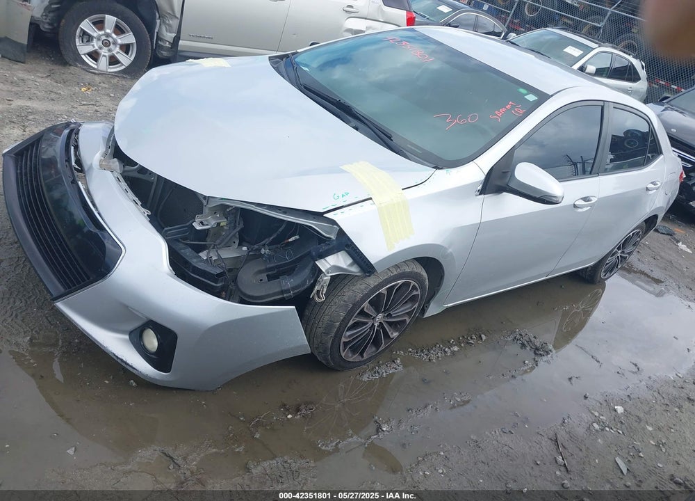 2016 TOYOTA COROLLA VIN: 5YFBURHE3GP561455