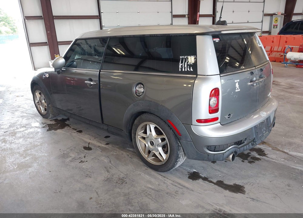 2008 MINI COOPER CLUBMAN  S CLUBMAN VIN: WMWMM33518TP87563