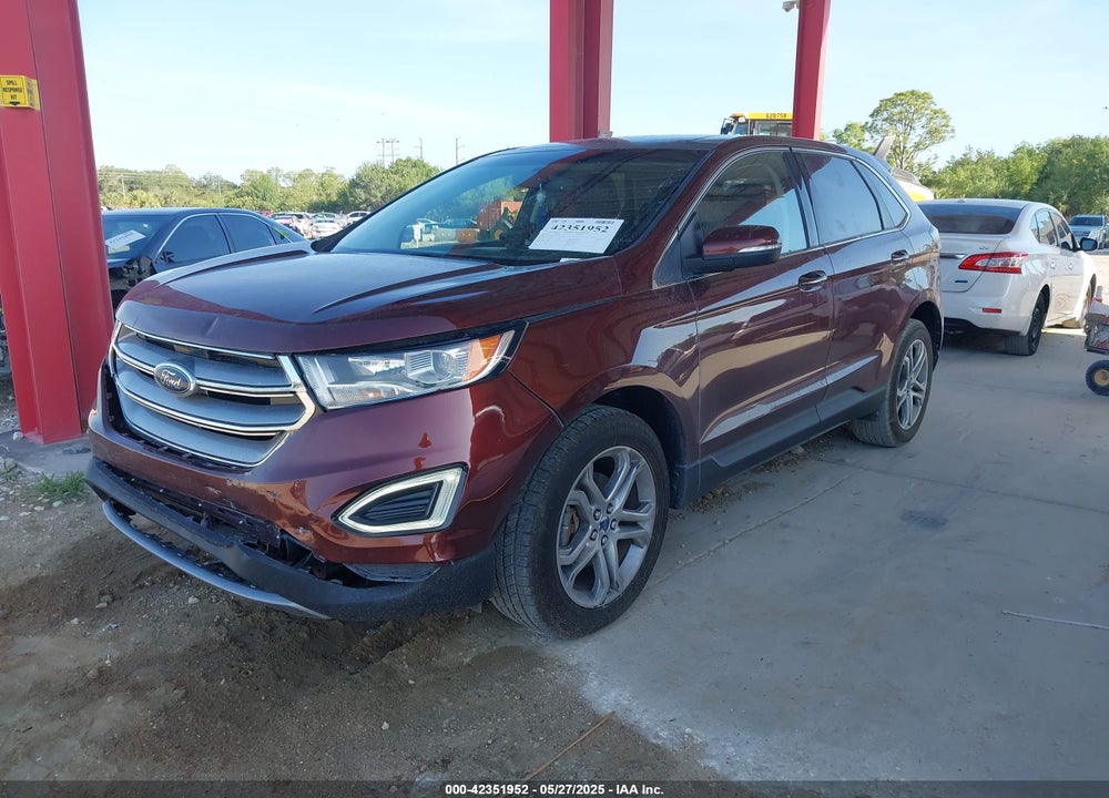 2016 FORD EDGE TITANIUM VIN: 2FMPK3K91GBB57725