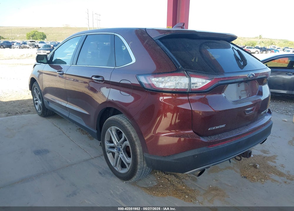 2016 FORD EDGE TITANIUM VIN: 2FMPK3K91GBB57725