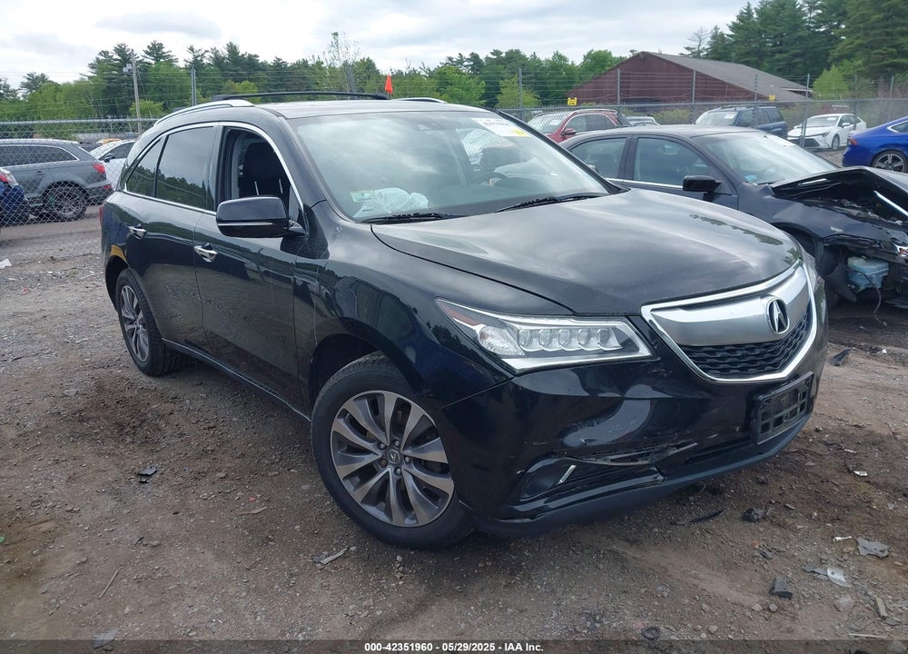 2014 ACURA MDX TECHNOLOGY PKG W/ENTERTAINMENT PKG VIN: 5FRYD4H66EB041408