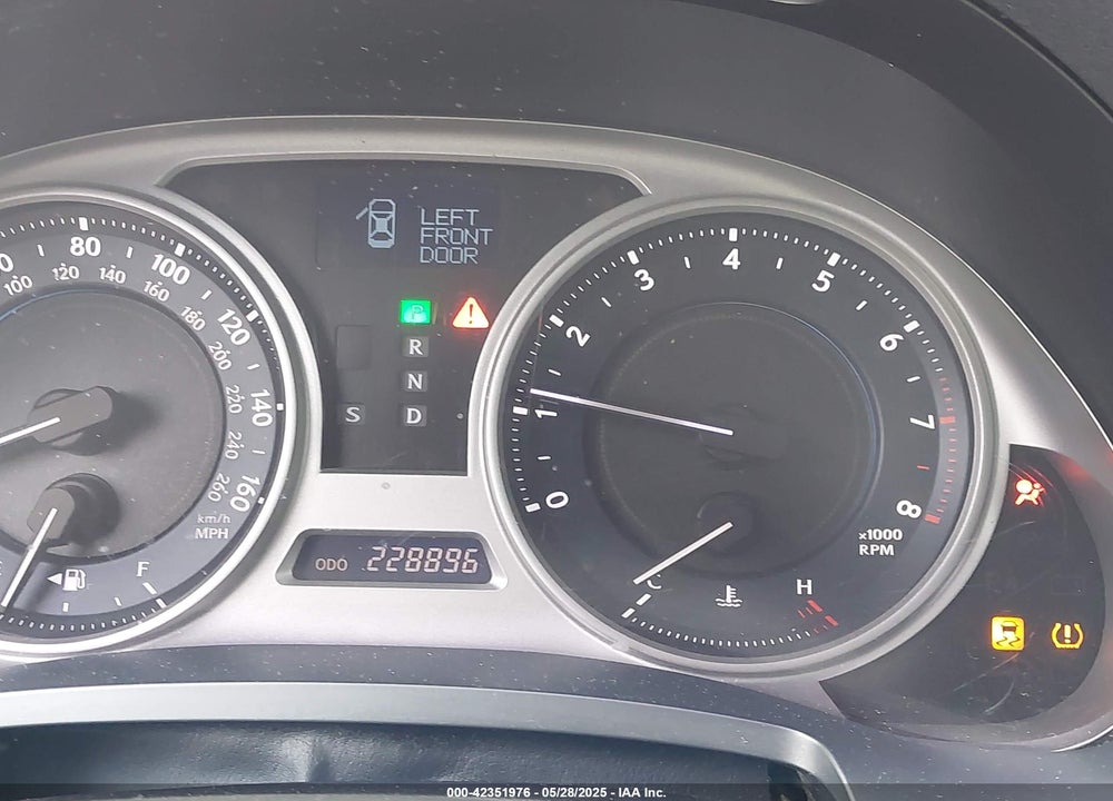 2008 LEXUS IS 250 VIN: JTHBK262585065267