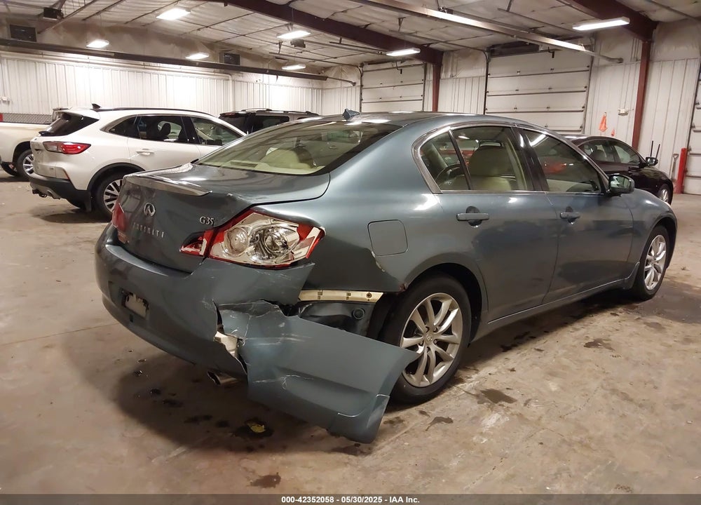 2008 INFINITI G35X VIN: JNKBV61F08M274379