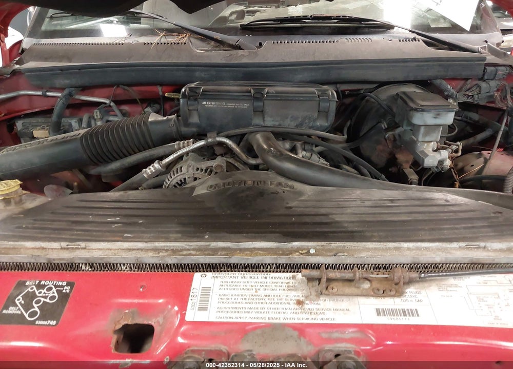 1997 DODGE RAM 2500 ST VIN: 3B7KF23Z8VG839717