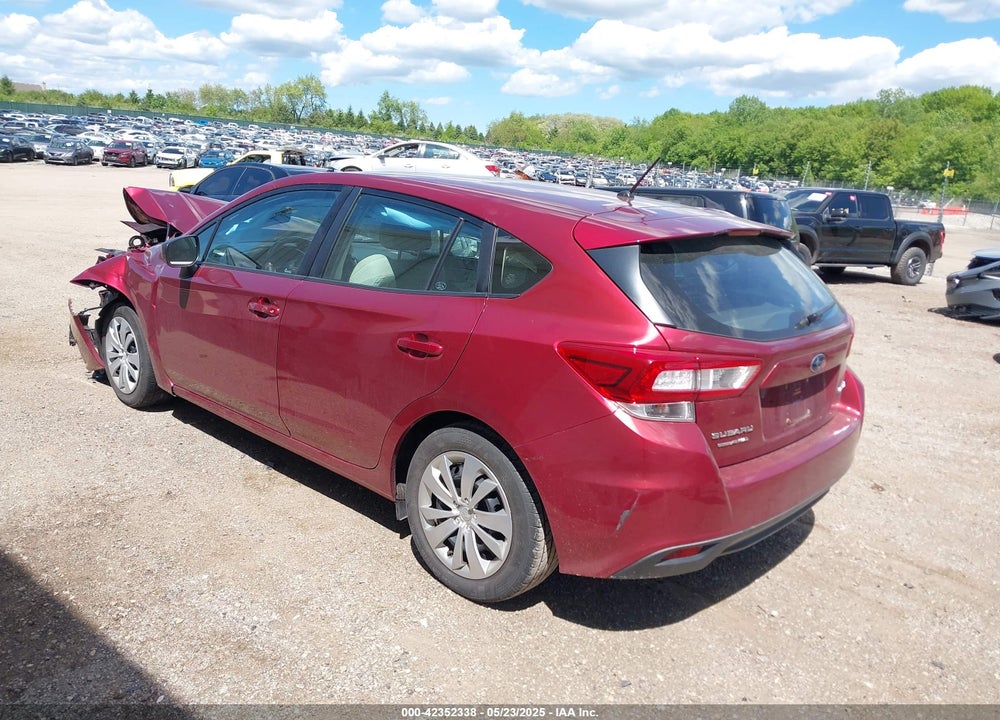 2019 SUBARU IMPREZA 2.0I VIN: 4S3GTAA64K3704251