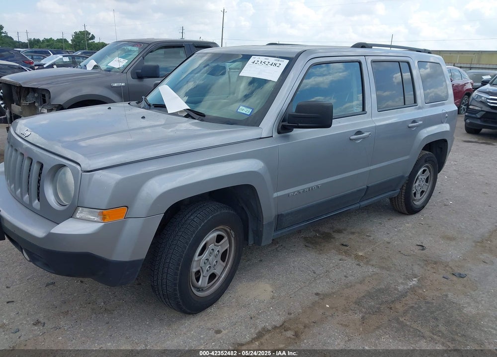 2016 JEEP PATRIOT VIN: 1C4NJRBBXGD791971