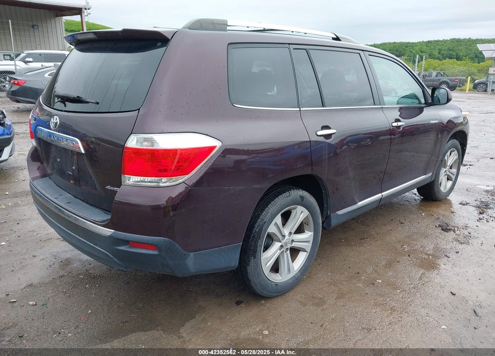 2013 TOYOTA HIGHLANDER VIN: 5TDDK3EHXDS259870